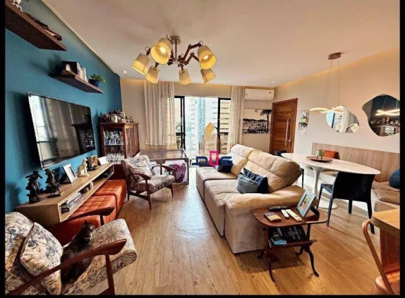 Imagem Apartamento com 2 dormitórios à venda, 96 m² por R$ 750.000 - Boqueirão - Santos/SP