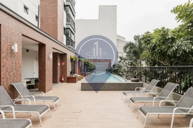 Imagem Apartamento de Luxo para Locação na Bela Vista, São Paulo - 1 Quarto, 2 Salas, 1 Banheiro, 1 Vaga de Garagem, 42m²