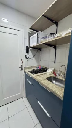 Imagem Apartamento à venda, 28 m² por R$ 300.000 - Embaré - Santos/SP