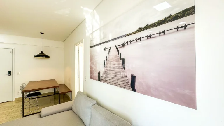 Imagem Apartamento Locação Mobiliado em Alphaville Centro com 1 suíte - 49 m² por R$5.000 - Barueri/SP