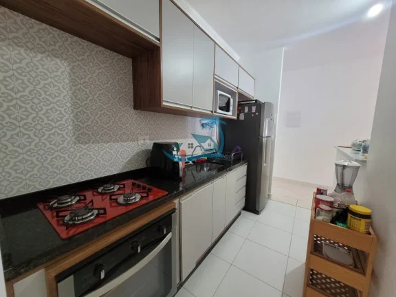 Imagem Apartamento mobiliado com 2 dormitórios e varanda gourmet a venda a 400 metros da orla de Itaguá em Ubatuba.