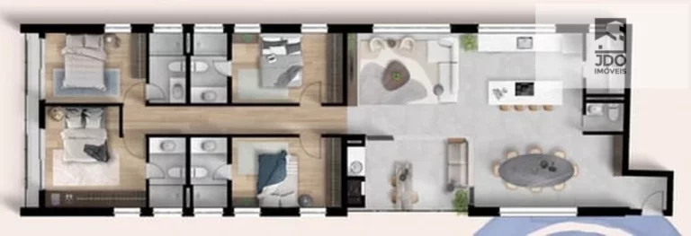 Imagem Apartamento a Venda no bairro Juvevê - Curitiba, PR