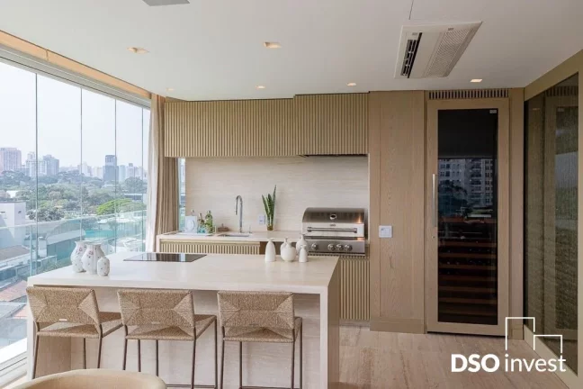 Imagem Com projeto da renomada arquiteta Fernanda Negrelli, esse apartamento de 229m2 imprime de forma harm...