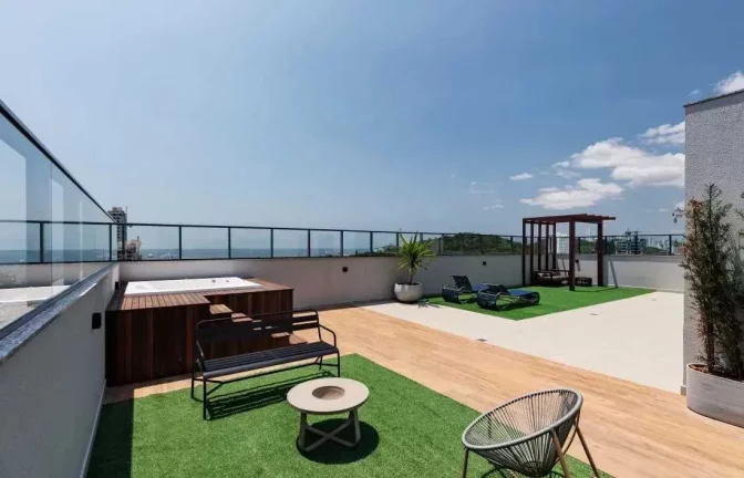 Imagem Apartamento na planta com 2 dormitórios sendo 1 suíte e 1 vaga de garagem na Praia Brava em Itajaí
