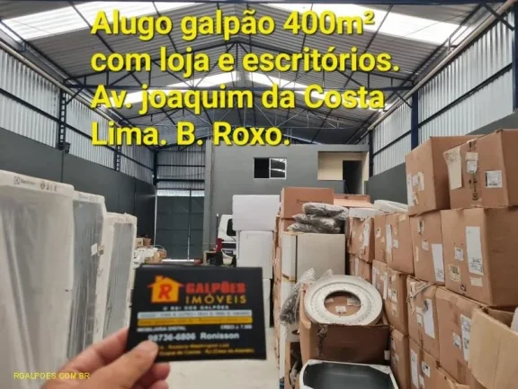 Imagem Galpão para Venda em BELFORD ROXO, São Bernardo, 2 banheiros