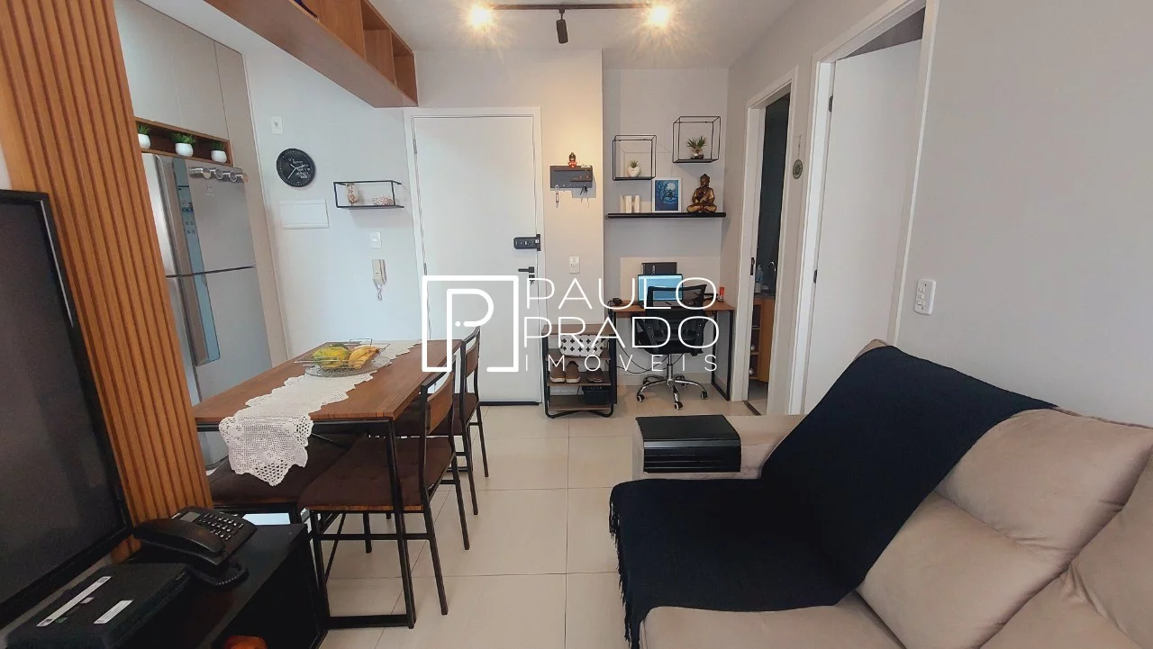 Imagem Apartamento de 1 quarto com vaga de garagem na Água Branca, no 12 andar, próximo da futura estação de Metrô, ótimo lazer