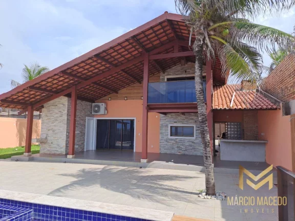 Imagem Casa pé na areia com 4 suítes à venda, 225 m² por R$ 2.700.000 - Taíba - São Gonçalo do Amarante/CE