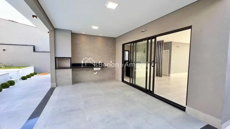 Imagem Linda e moderna casa à venda no Residencial Mont'Alcino. Recém construída. Ambientes amplos, arej...