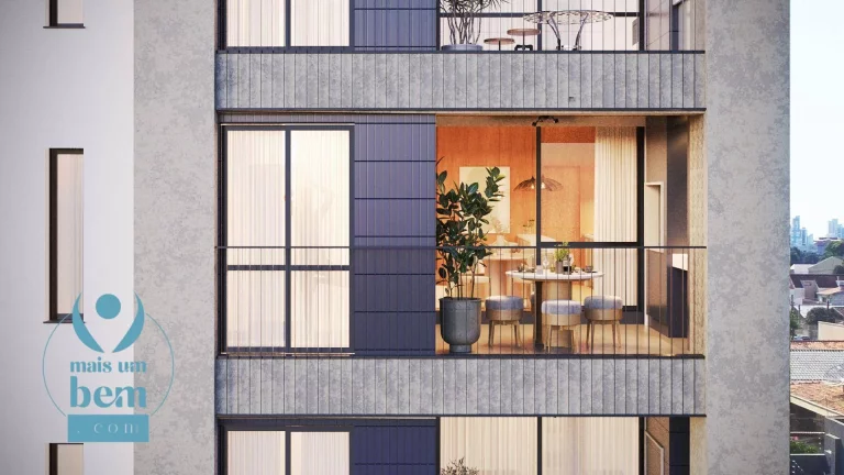 Imagem Apartamento com 3 quartos com suíte à venda, 86 m² por R$ 956.972 - Santa Quitéria - Curitiba/PR