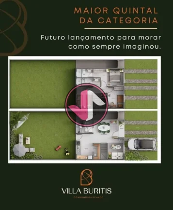 Imagem O lançamento do Condomínio Villa Buritis está ocorrendo, com foco em sobrados com 3 quartos (1 su...