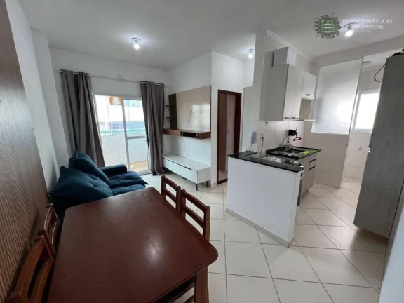 Imagem Apartamento com 1 dormitório à venda, 41 m² por R$ 325.000 - Vilamar - Praia Grande/SP