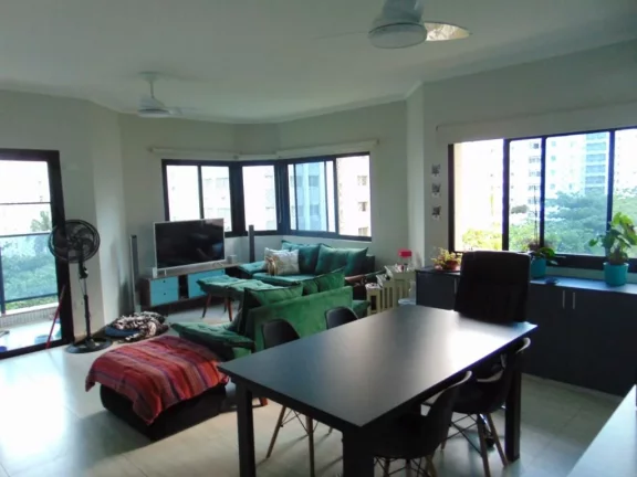 Imagem Flat com 3 dormitórios à venda, 112 m² por R$ 800.000,00 - Pitangueiras - Guarujá/SP