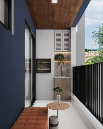 Imagem Apartamento com 2 quartos 1 suíte no Portão