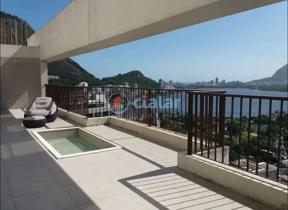 Cobertura com 3 dormitórios à venda por R$ 3.400.000,00 - Humaitá - Rio de Janeiro/RJ