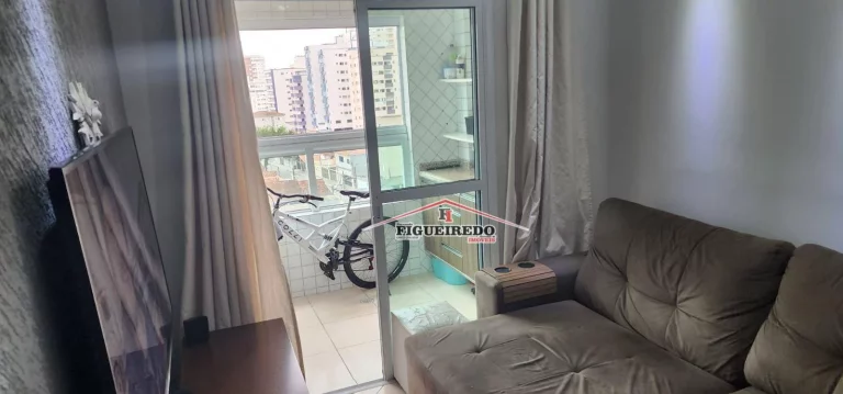 Imagem Apartamento à venda, 51 m² por R$ 335.000,00 - Aviação - Praia Grande/SP