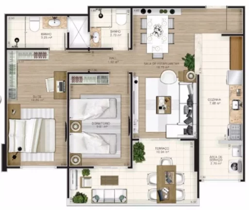 Imagem APARTAMENTO COM 157 m² - GUILHERMINA - PRAIA GRANDE SP
