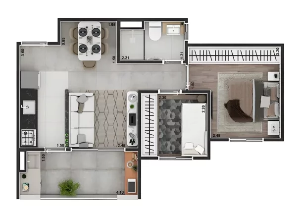 Imagem APARTAMENTO RESIDENCIAL em São Paulo - SP, Jardim Iae