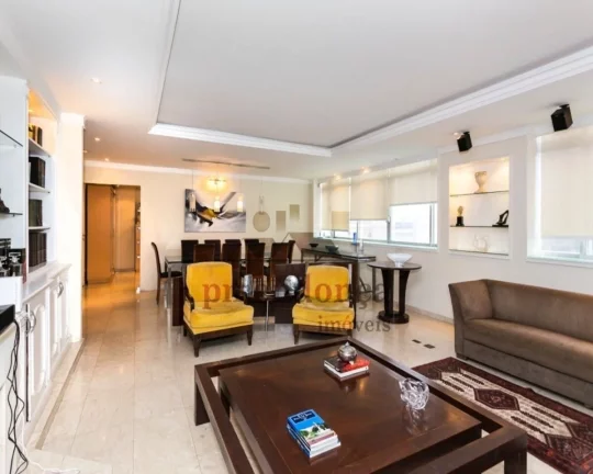Imagem Apartamento com piso de tacos, living para 3 ambientes, lavabo, sala de jantar, sala de estar, 3 dor...