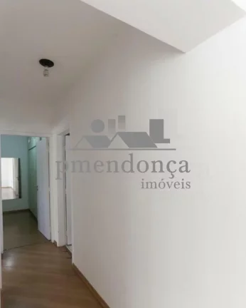 Imagem Apartamento com living para 02 ambientes com piso laminado, 02 dormitórios, banheiro, dependência ...