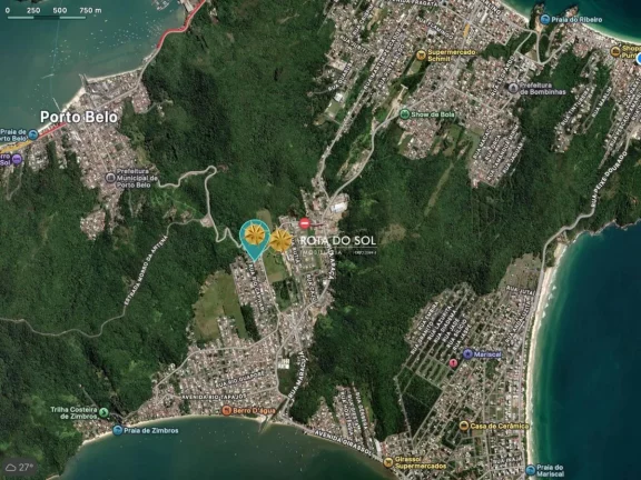 Imagem Terreno com projeto Praia Zimbros Bombinhas SC