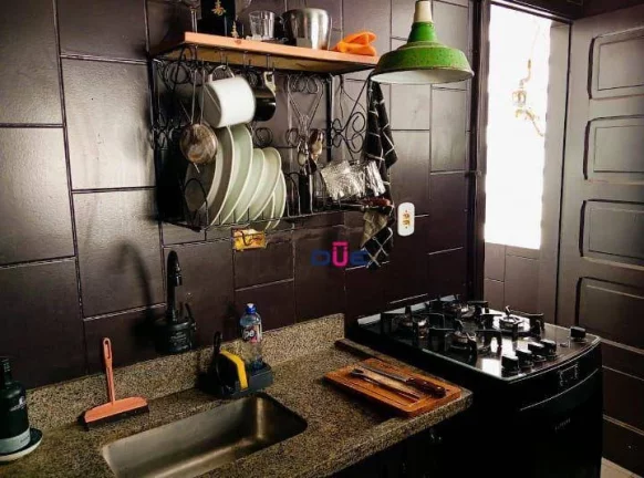 Imagem Apartamento de 1 dormitório no Boqueirão, 1 quadra da praia