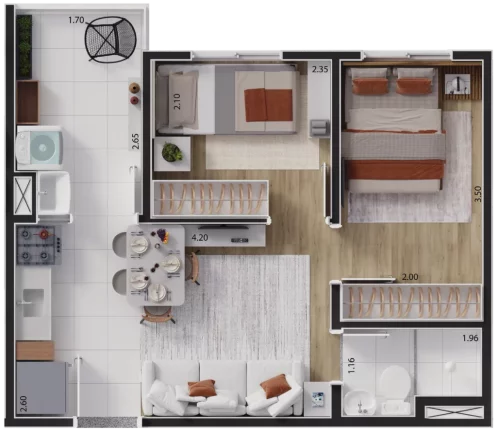 Imagem APARTAMENTO RESIDENCIAL em São Paulo - SP, Guaianases