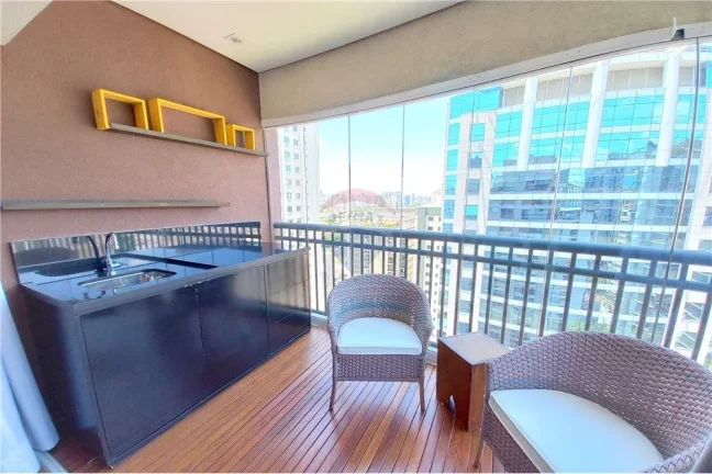 Imagem Apartamento duplex mobiliado 1 suíte 1 vaga na Vila Olímpia