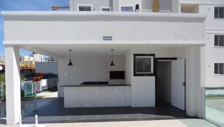 Imagem Lindo Apartamento de 2 quartos em Novo Hamburgo com móveis Planejado e sacada com churrasqueira.