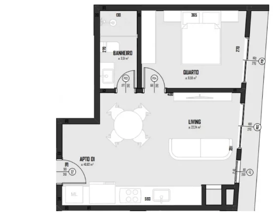 Imagem Rock Studios - Apartamento à venda no bairro Perequê - Porto Belo/SC