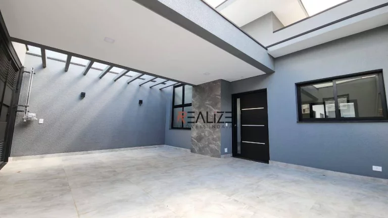 Imagem Casa moderna com 3 dormitórios à venda, 105 m² por R$ 764.000 - Jardim Residencial Veneza - Indaiatuba/SP