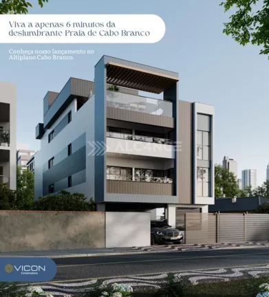 Imagem Apto - 3 Quartos - 1 Suíte - 131,04m² - Altiplano Cabo Branco, João Pessoa/PB