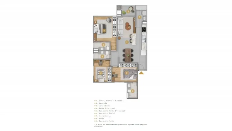 Imagem Apartamento na planta em Camboriú, Bairro Cedros