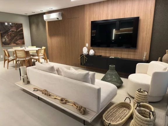 Imagem Apartamento DECORADO com 3 suítes a 300 metros do mar de Jurerê
