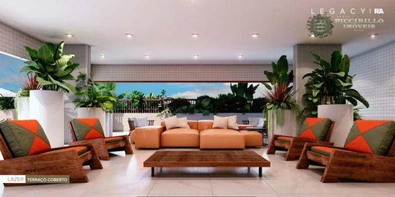 Imagem Apartamento com 2 dormitórios à venda, 73 m² por R$ 674.000,00 - Vila Guilhermina - Praia Grande/SP