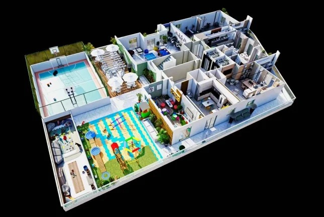 Imagem APARTAMENTO COM 86.75 m² - CAIÇARA - PRAIA GRANDE SP
