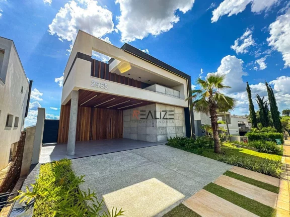 Imagem Casa alto padrão com 3 suítes e escritório à venda, 311 m² por R$ 3.200.000 - Condomínio Jardim Vila Paradiso - Indaiatuba/SP