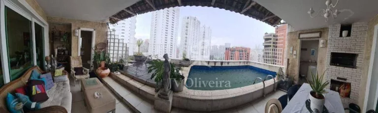 Imagem Apartamento Triplex com 4 dormitórios, 367 m² - venda por R$ 3.500.000,00 ou aluguel por R$ 17.010,00/mês - Real Parque - São Paulo/SP