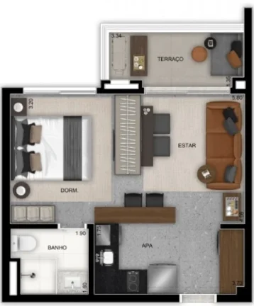 Imagem Apartamentos no bairro Jardim Paulista em São Paulo. Preço e disponibilidade do imóvel sujeitos a...