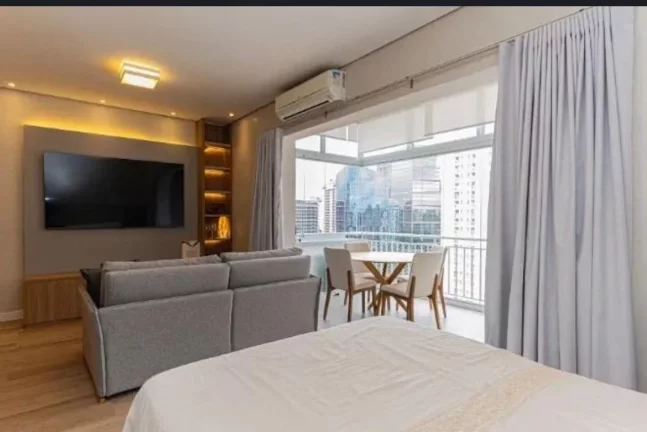 Imagem Apartamento com 1 dormitório, vaga e lazer no Itaim Bibi