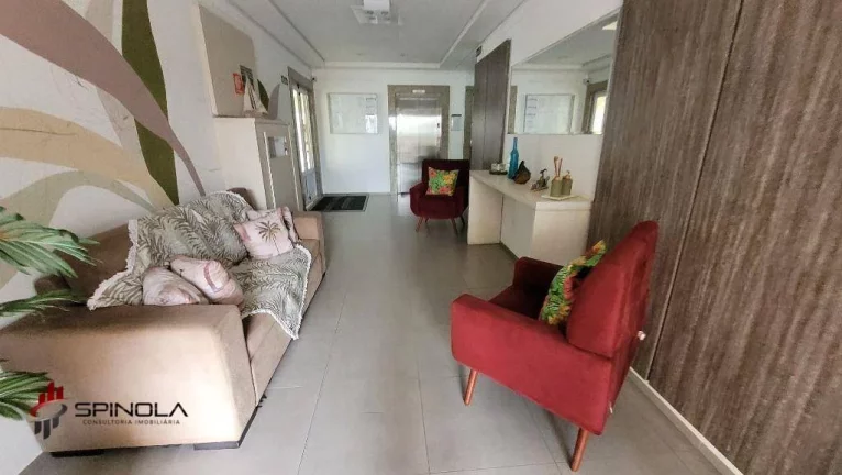 Imagem Apartamento com 1 dormitório à venda, 51 m² por R$ 380.000,00 - Maracanã - Praia Grande/SP