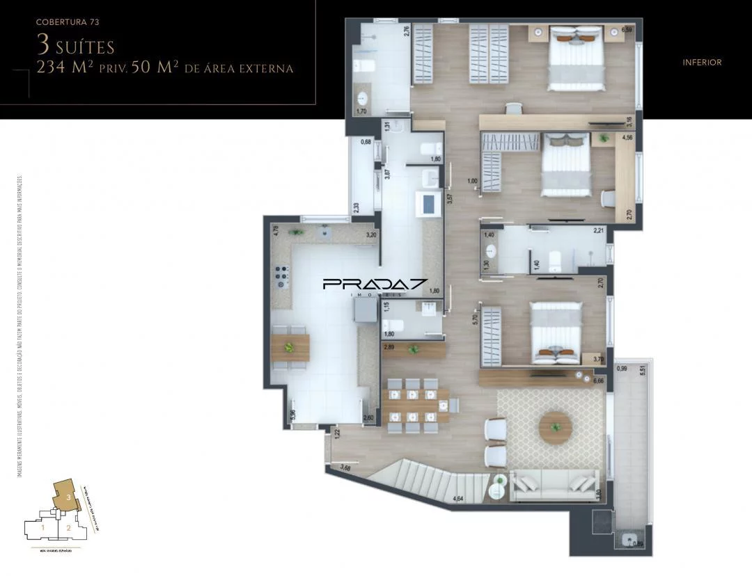 Imagem Apartamento com 4 Dormitorio(s) localizado(a) no bairro Juvevê em Curitiba / PARANA Ref.:9