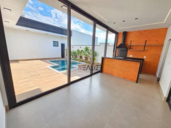 Imagem Casa moderna com 3 suítes à venda, 191 m² por R$ 1.590.000 - Condomínio Fechado - Indaiatuba/SP