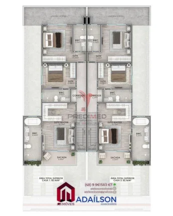 Imagem CASA DOS SONHOS À VENDA EM BOMBINHAS/SC - Brasil