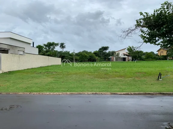 Imagem Terreno plano, com 510 m², localizado no Condomínio Tamboré em Jaguariúna-SP, área central, mel...