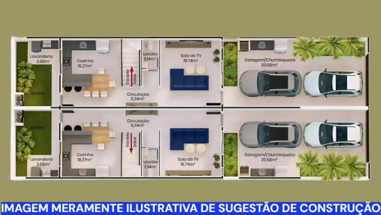 Imagem Terrenos 2 Lotes 125m² Construção Casas Venda, 250m² por R$ 130.000 - R Dirceu Ruiz de Toledo - R Cinco - Jardim Marlene Miranda - Taubaté/SP - TE0522