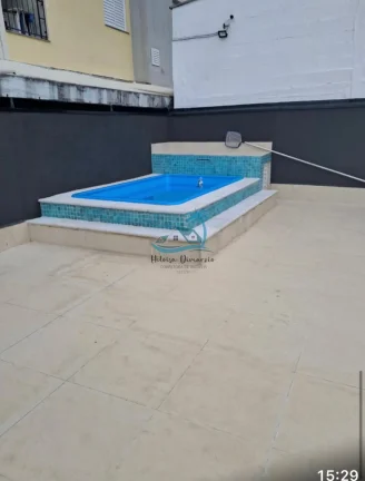 Imagem Apartamento a venda com 2 dormitórios e varanda gourmet no centro de Ubatuba.