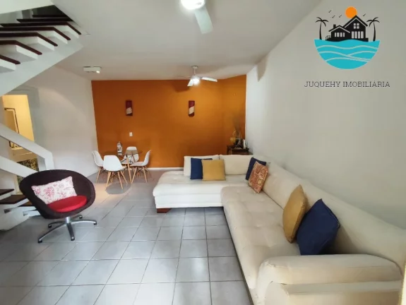 Imagem Aluguel de Temporada em Juquehy, casa com 3 dormitórios, sendo uma suíte, Pisina, A 300m da praia - Acomodação 8 pessoas | Juquehy Imobiliária