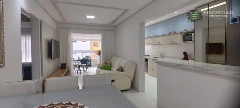 Imagem Apartamento com 2 dormitórios à venda, 103 m² por R$ 680.000,00 - Aviação - Praia Grande/SP
