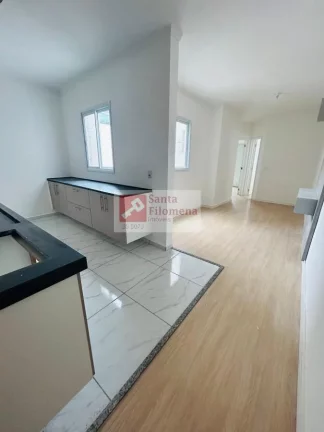 Imagem Cobertura para Locação em Santo André, Vila Scarpelli, 2 dormitórios, 1 suíte, 2 banheiros, 2 vagas