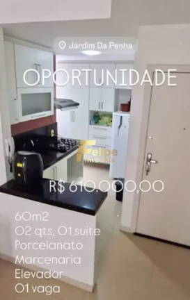 Imagem BELO APARTAMENTO DE 02 QUARTOS, SENDO 01 SUÍTE, COM MARCENÁRIA EM TODOS OS CÔMODOS, À VENDA EM JARDIM DA PENHA, VITÓRIA/ES!